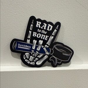 Dutch Bros sticker - Rad to the bone